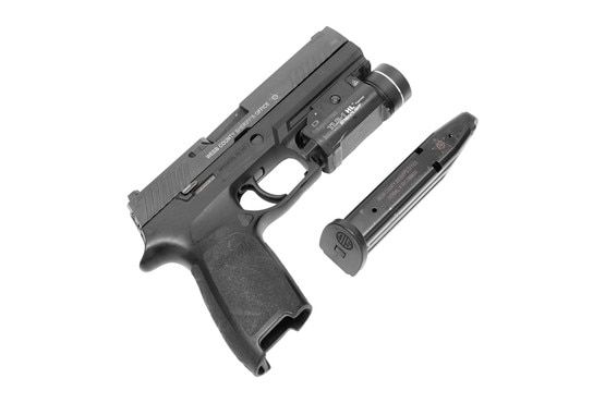 Used P320 full-size with 1 magazine and Streamlight TLR1-HL.